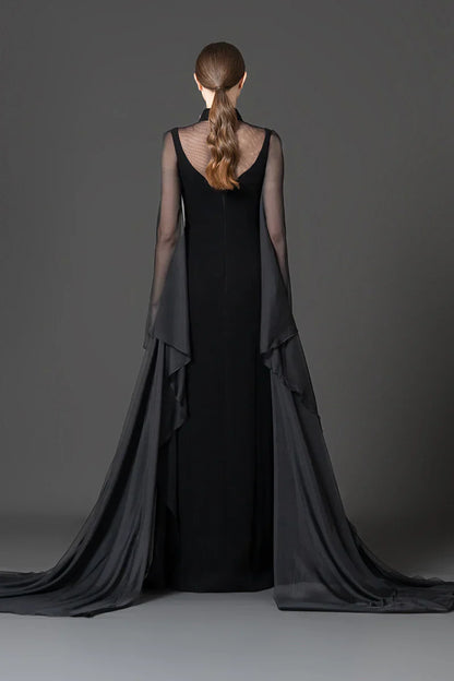 High-Neck Gown