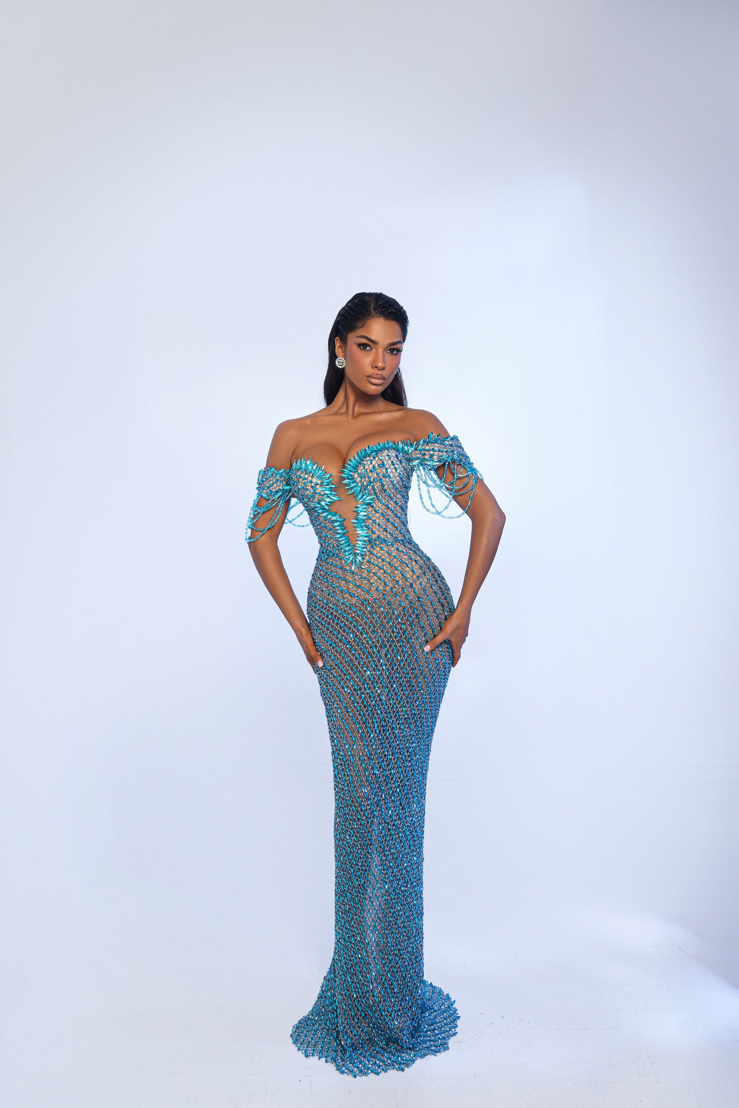 Off-Shoulder Haydi Gown