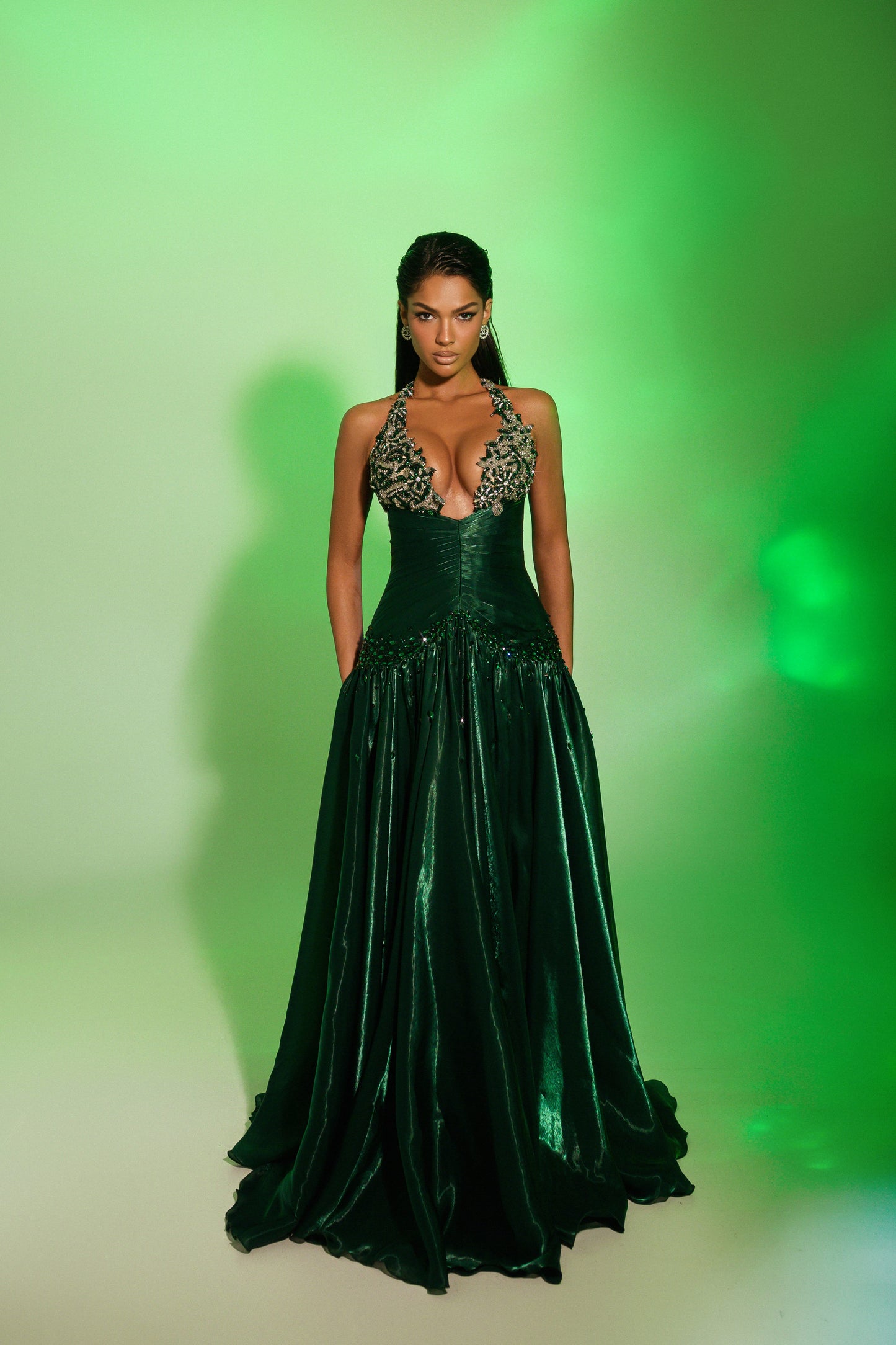 Sleeveless Evening Gown