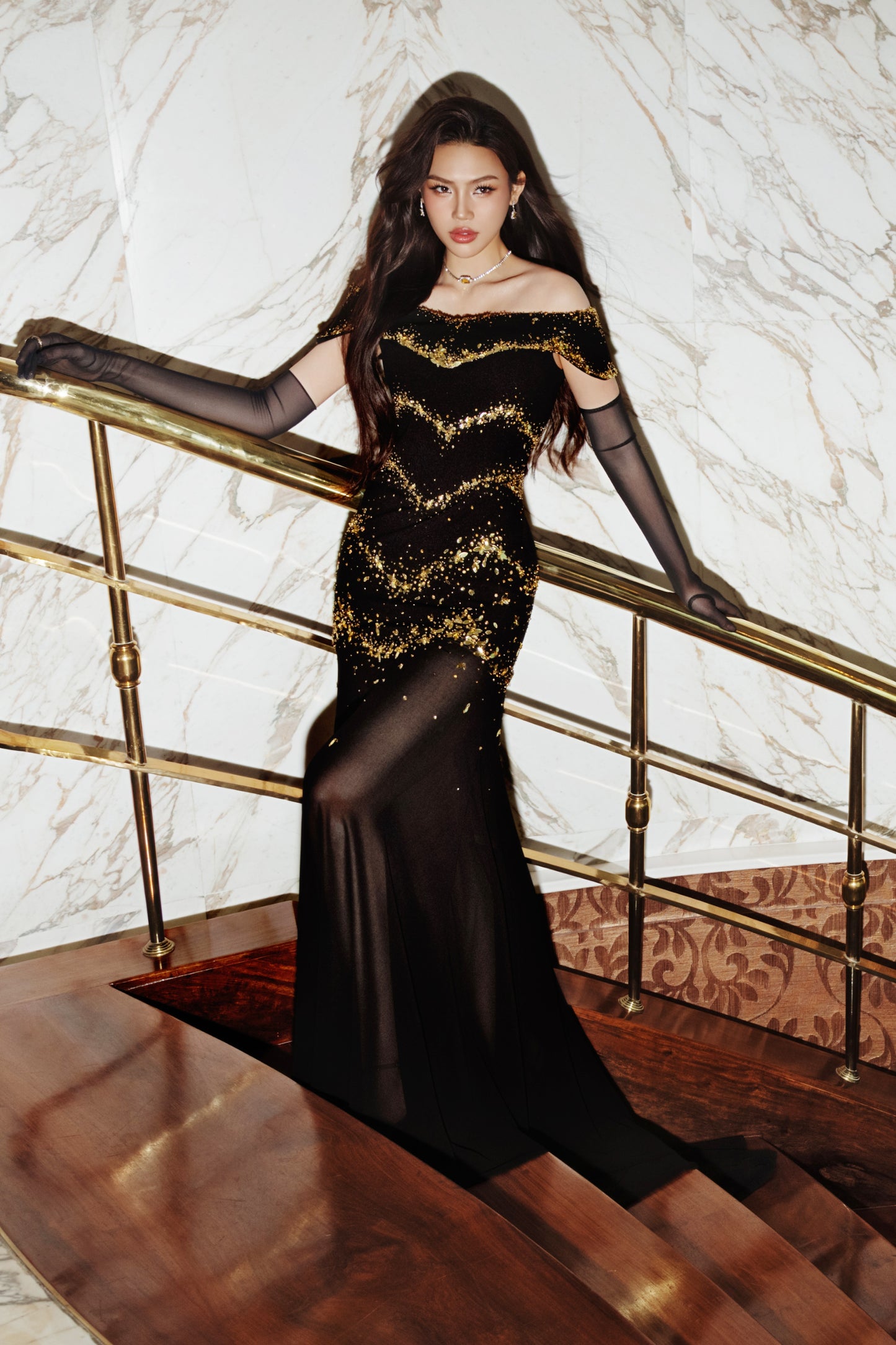 Midnight Galaxy Gown