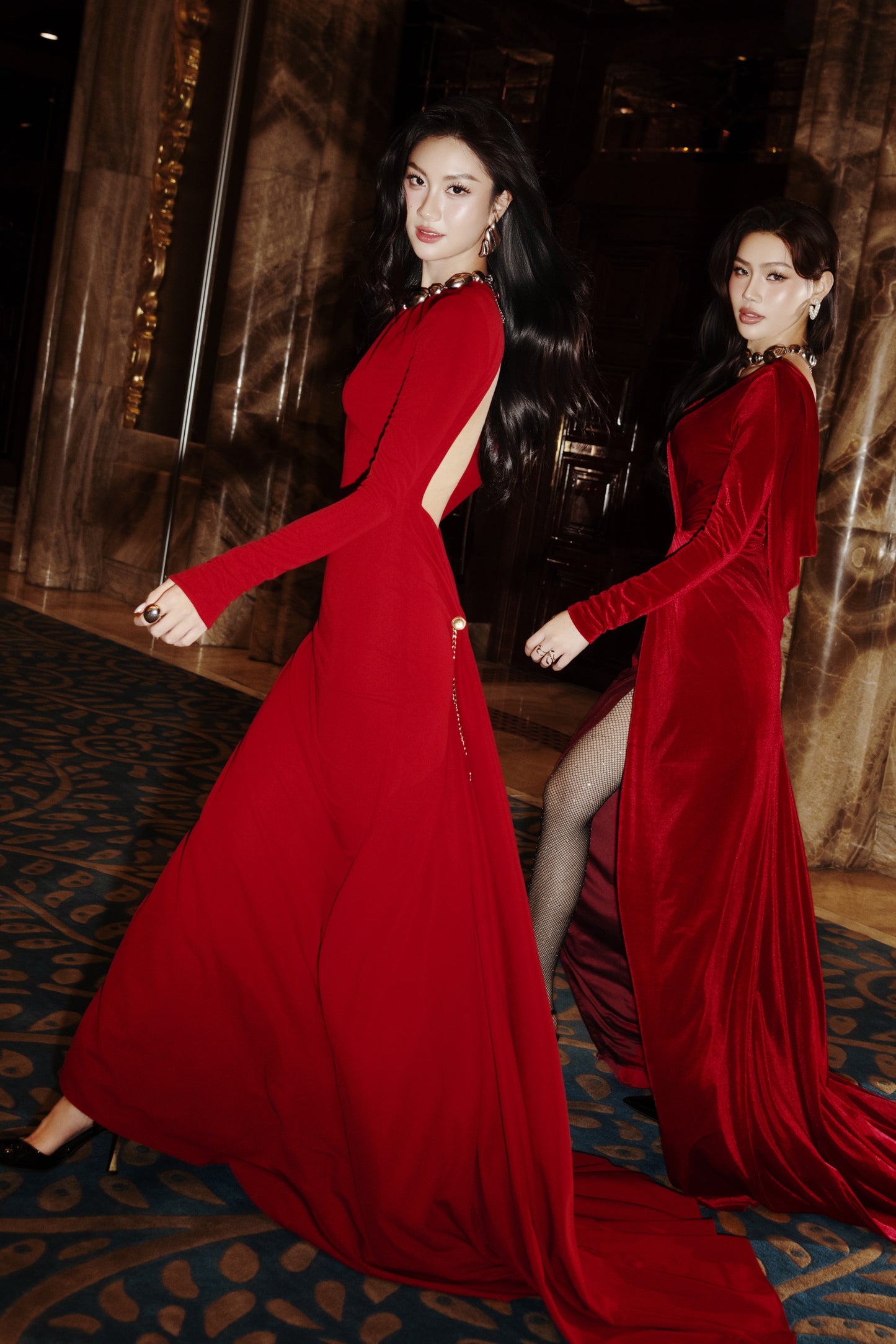 Ruby Knot Gown