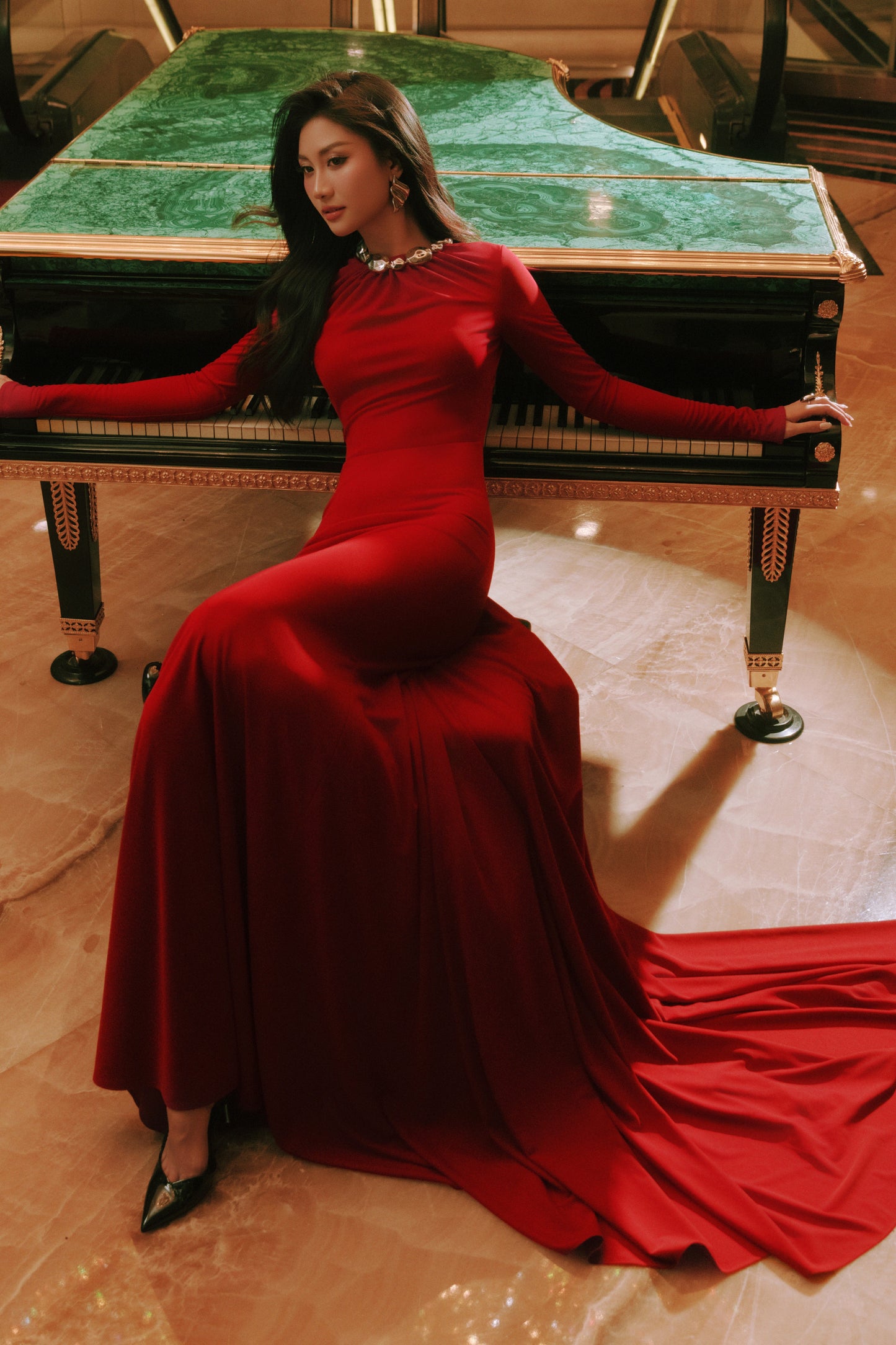 Ruby Knot Gown
