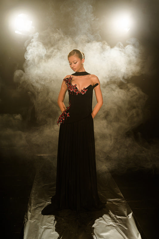 Sleeveless Iris Gown