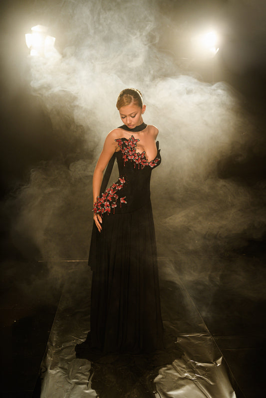Sleeveless Iris Gown