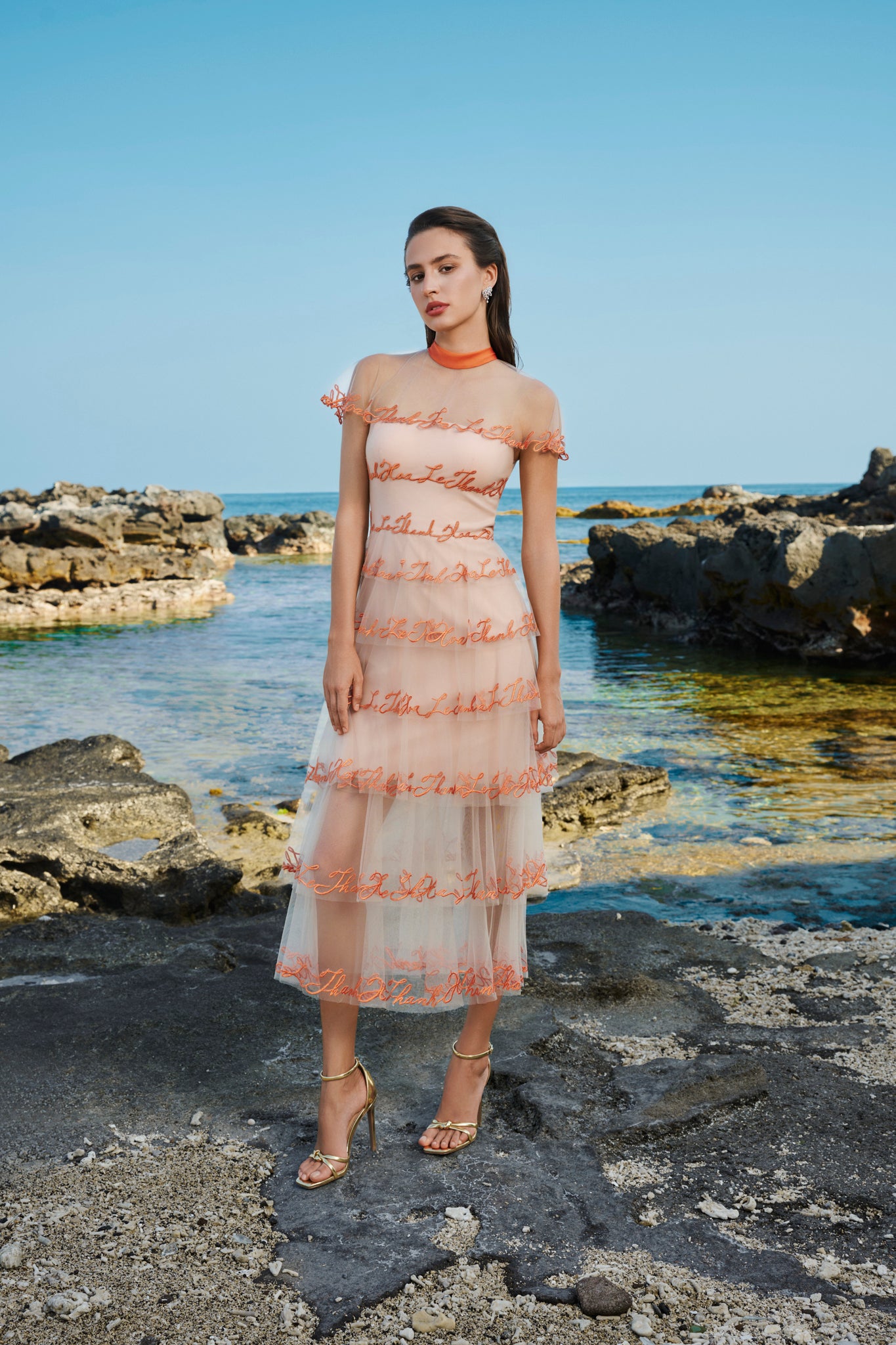 Luxe Ruffles Midi Dress