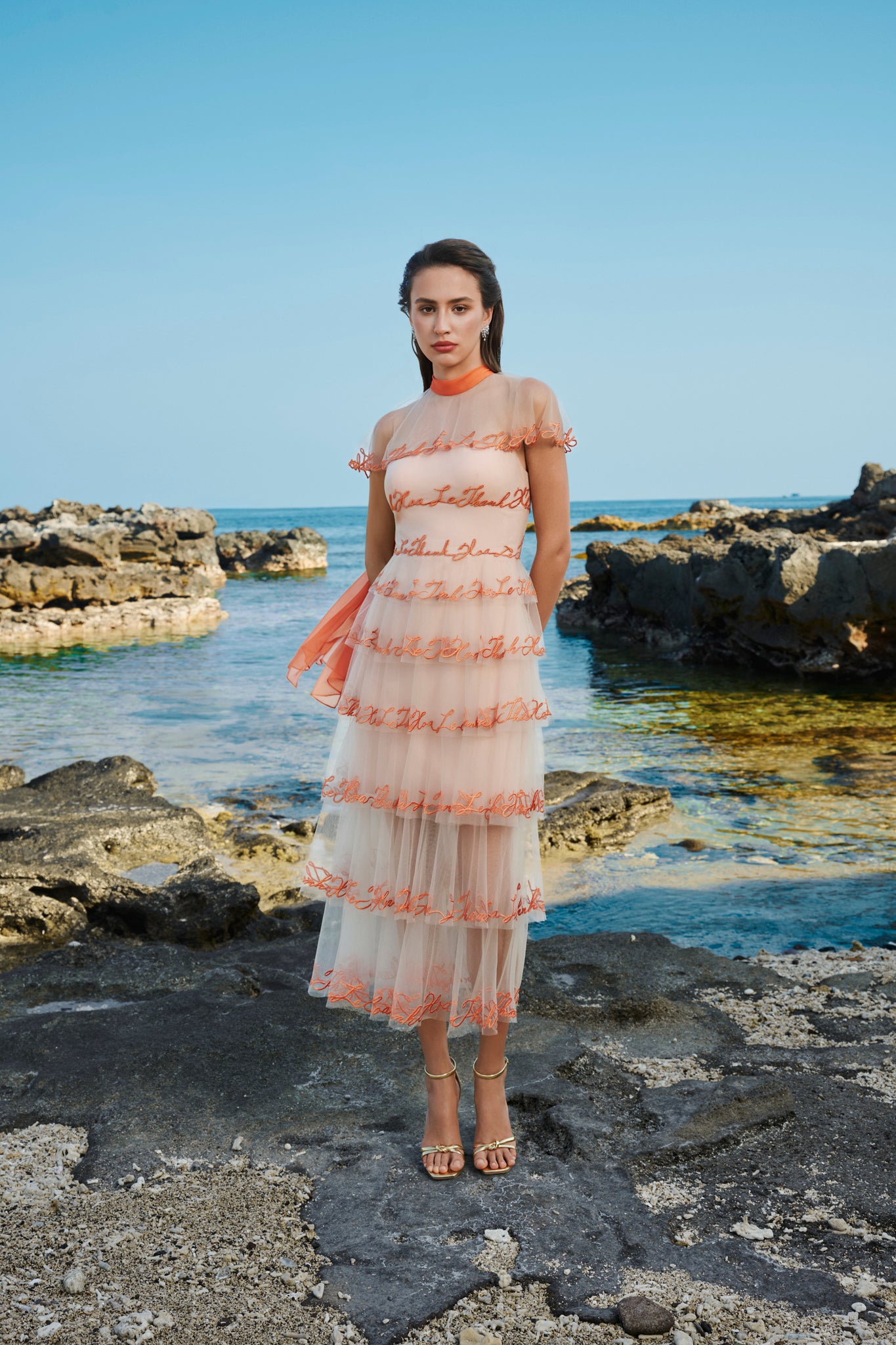 Luxe Ruffles Midi Dress