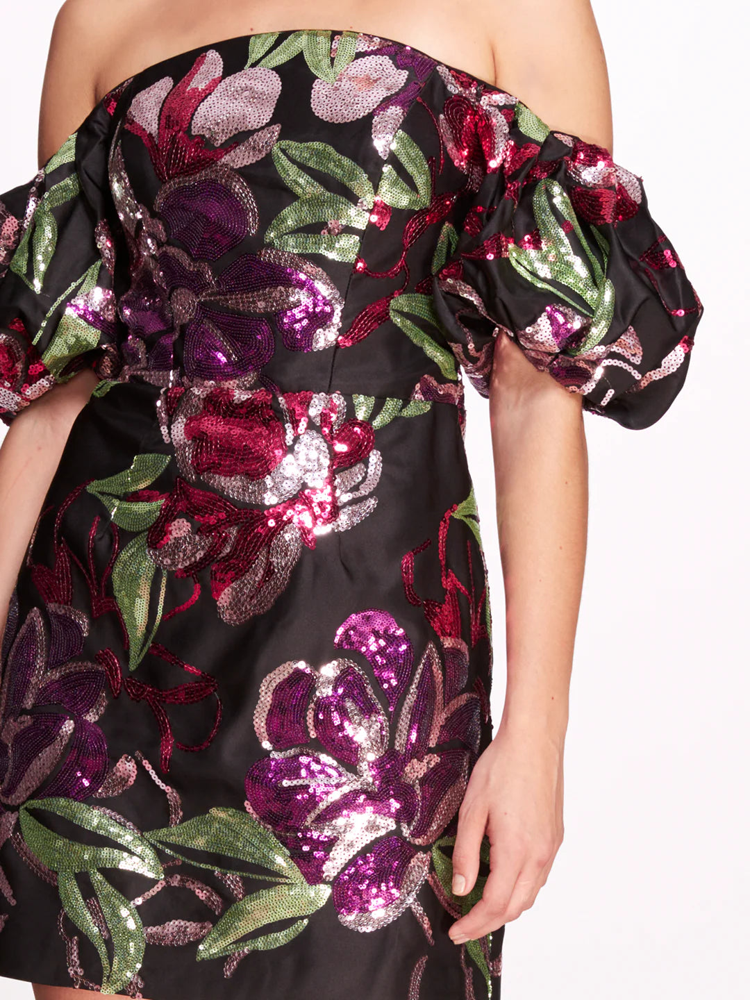 Off Shoulder Floral Mini