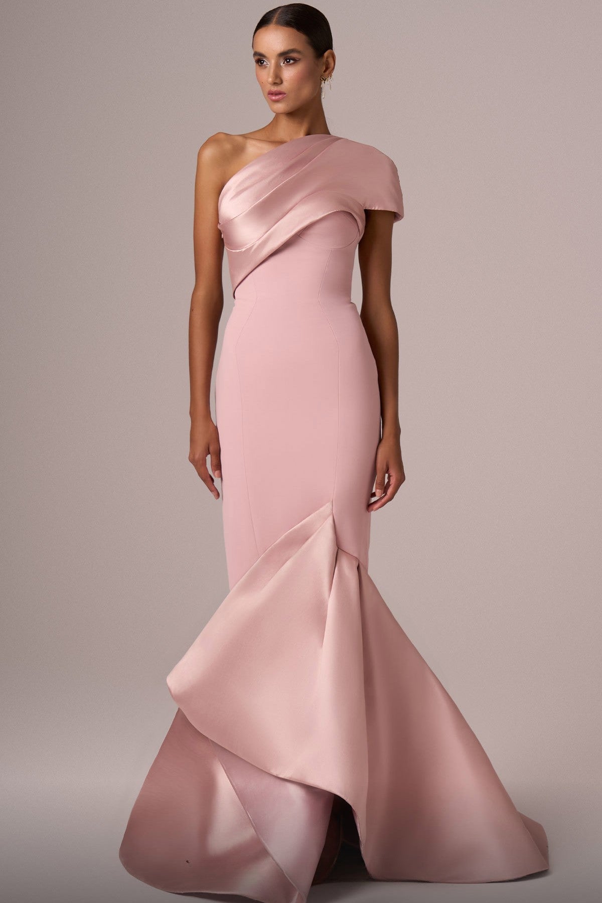Pink Silk Elegance Gown