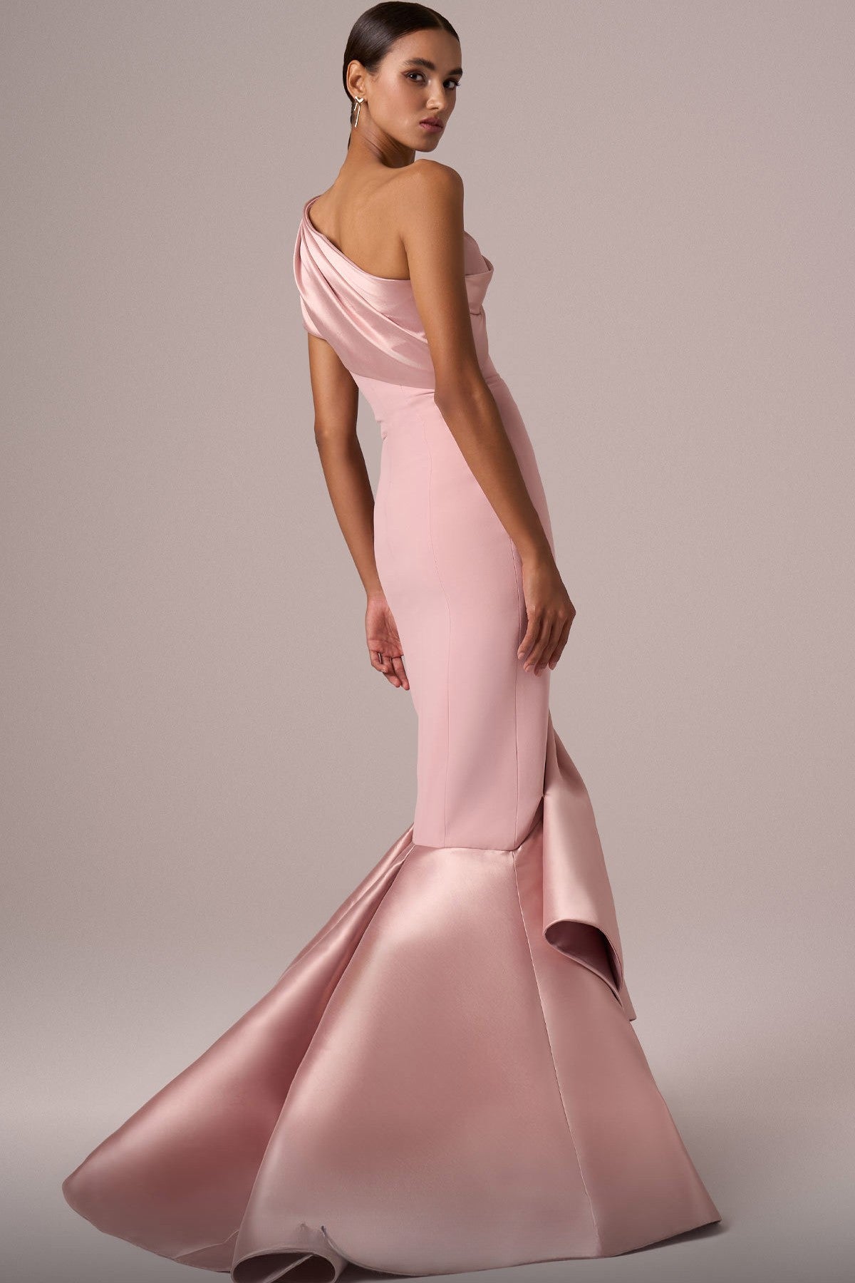 Pink Silk Elegance Gown