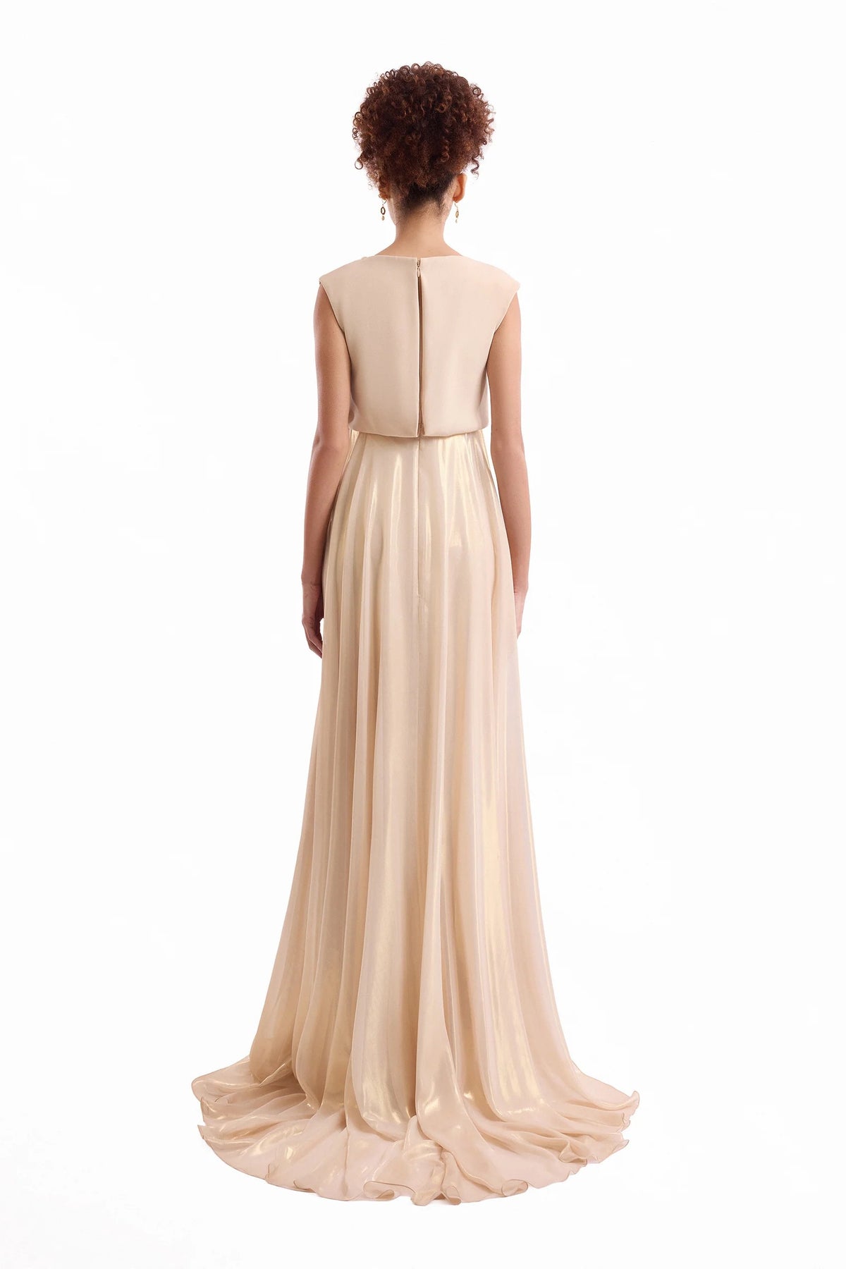 Cowl Gathered Dress