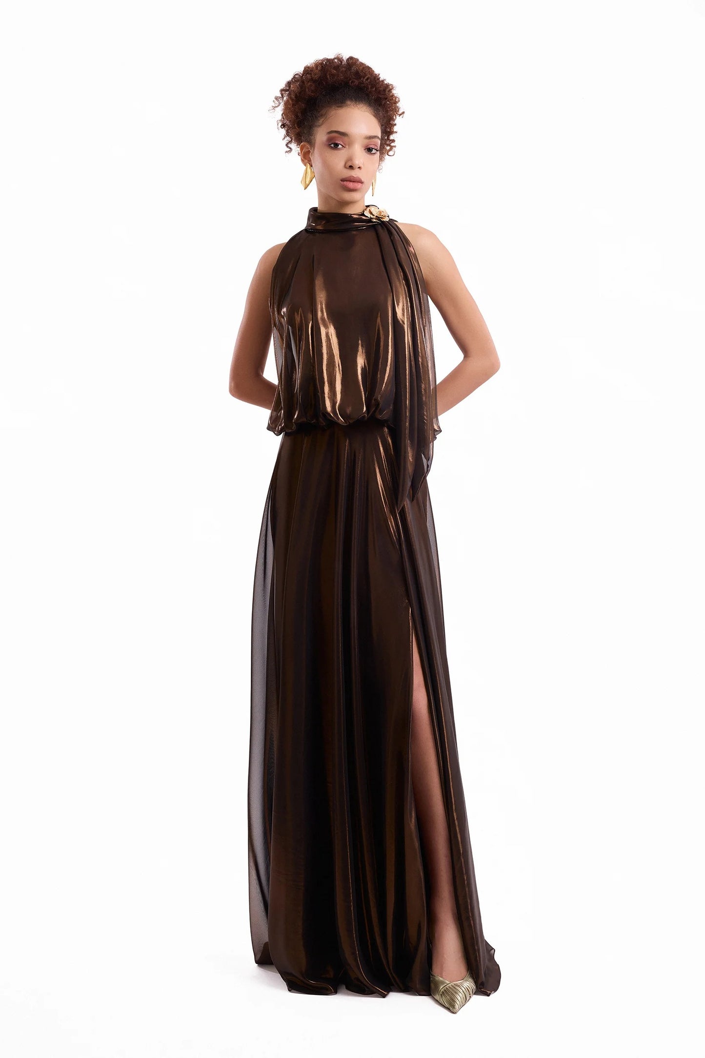 Halter Scarf Dress