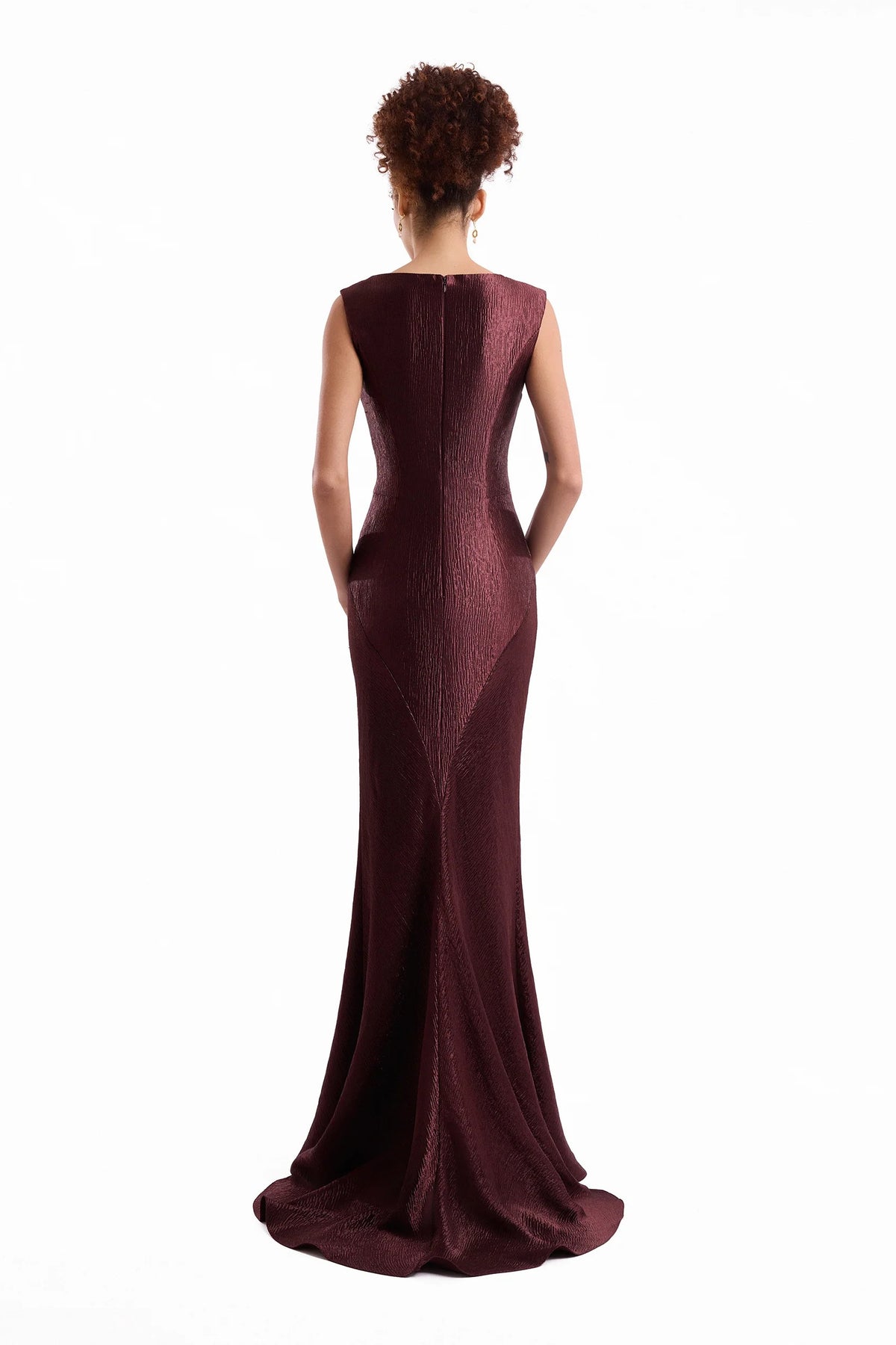 Sculpted V-Neck Dress