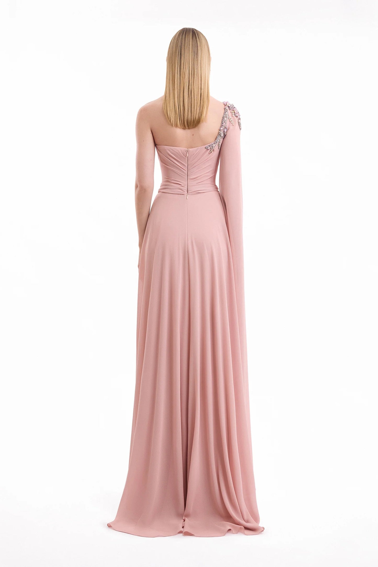 One-Shoulder Draped Dress
