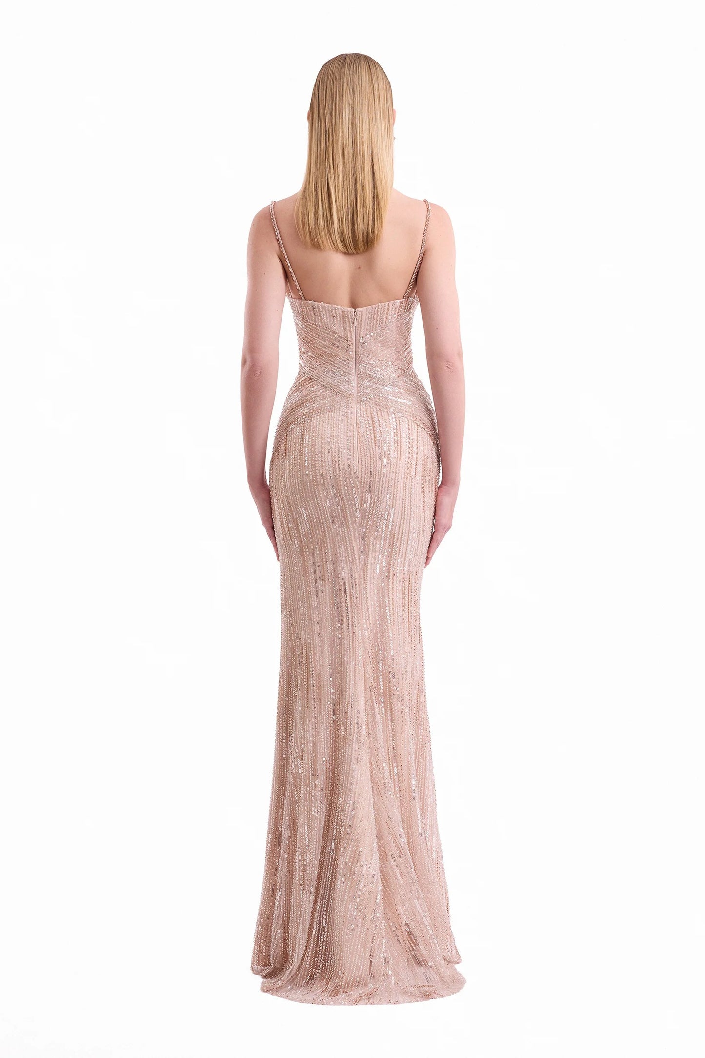 Criss-Cross Beaded Dress