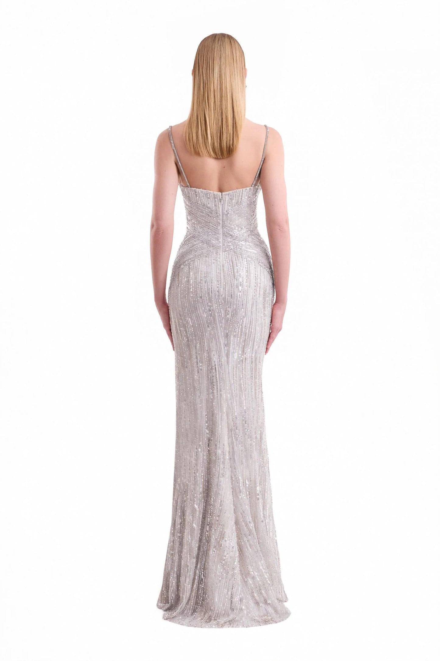 Criss-Cross Beaded Dress