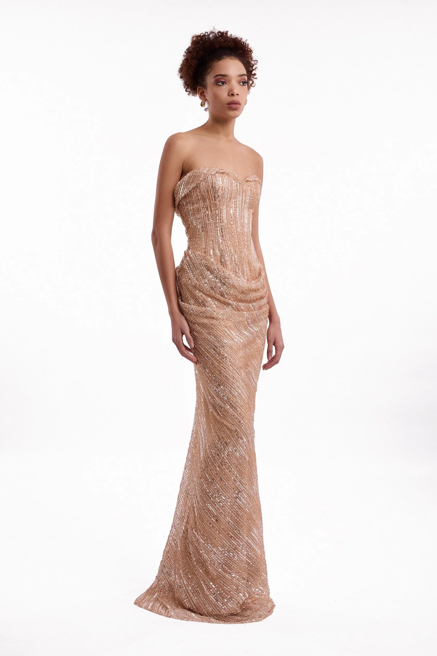 Beaded Sweetheart Dress