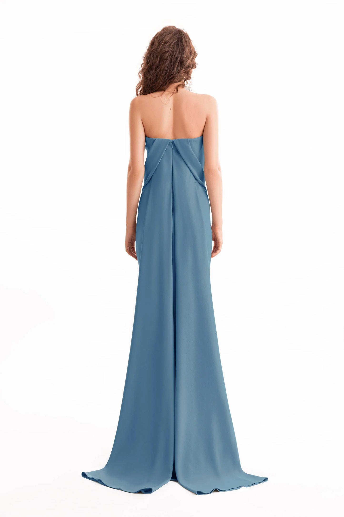Strapless Draped Dress