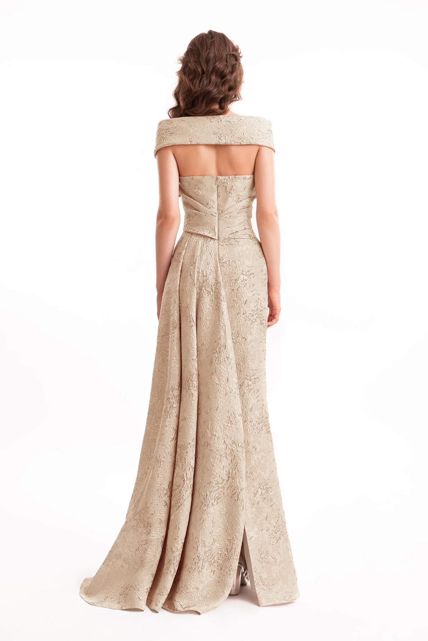 Off-Shoulder Bow Draped Dress