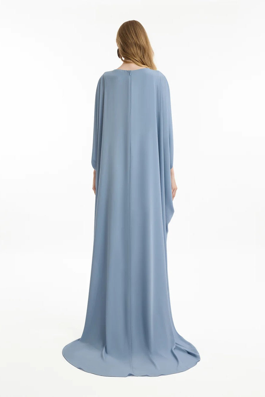 Flowy High-Neck Dress