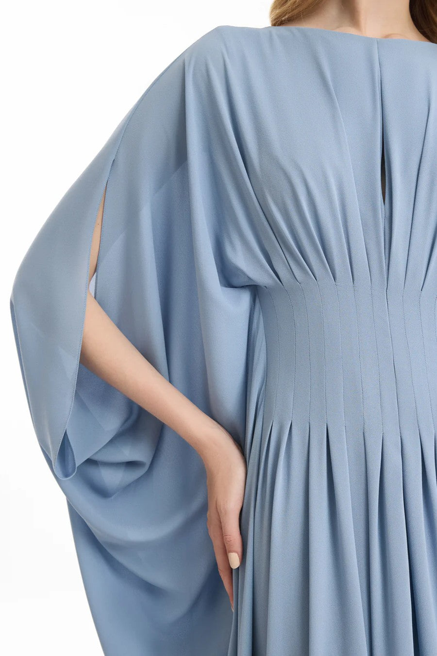 Flowy High-Neck Dress