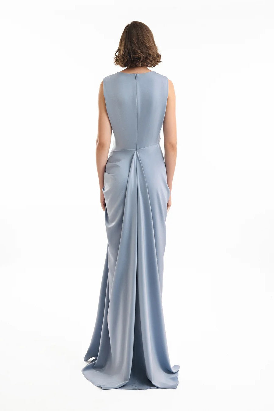 Draped Long Dress