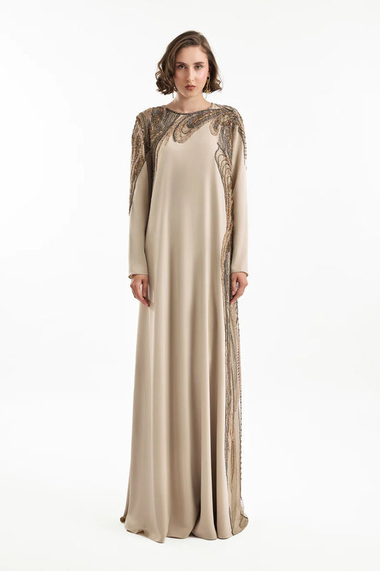 Asymmetrical Beading Dress