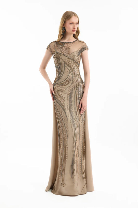 Beaded Embroidered Dress