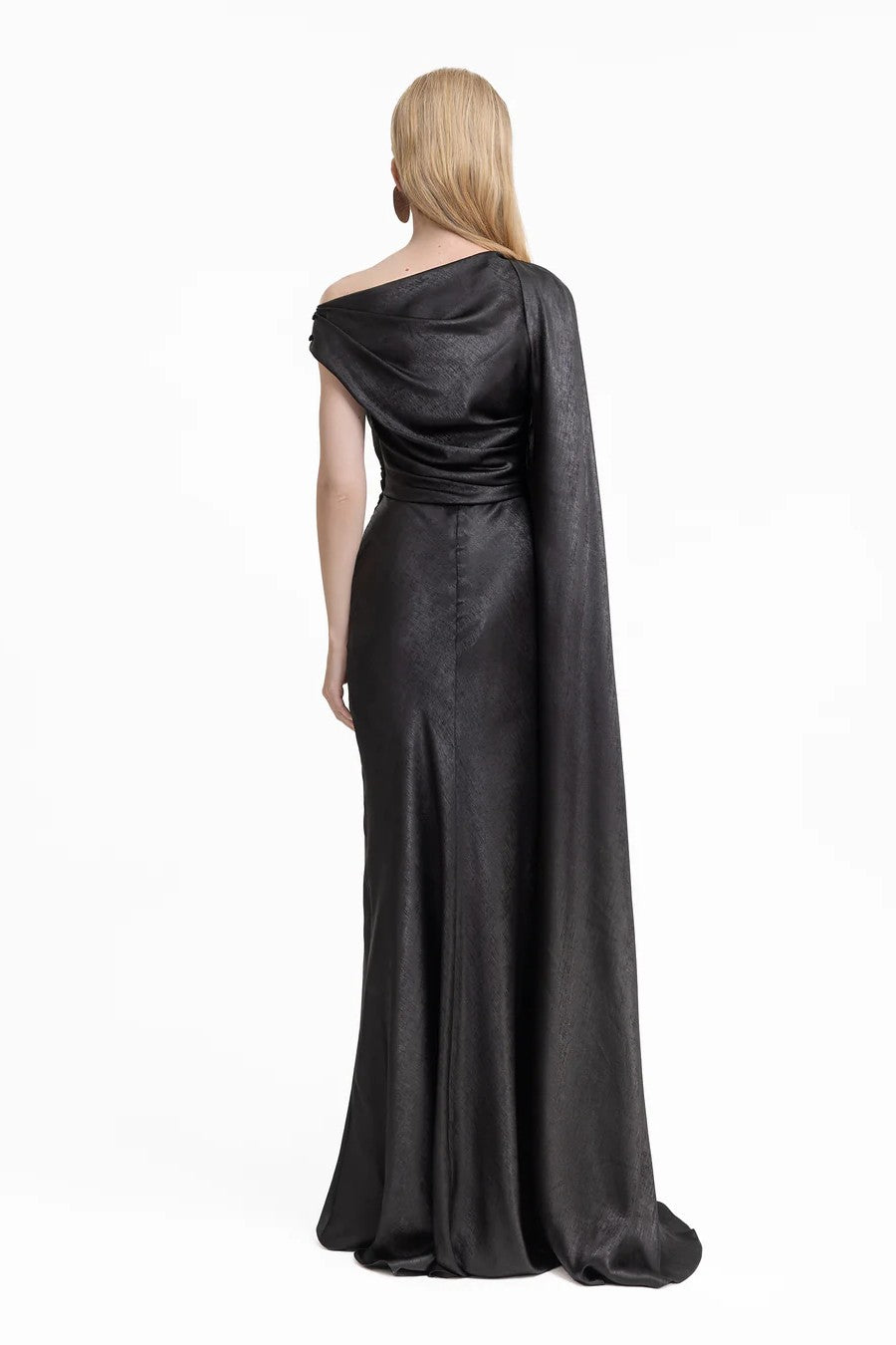 Asymmetrical Draped Dress