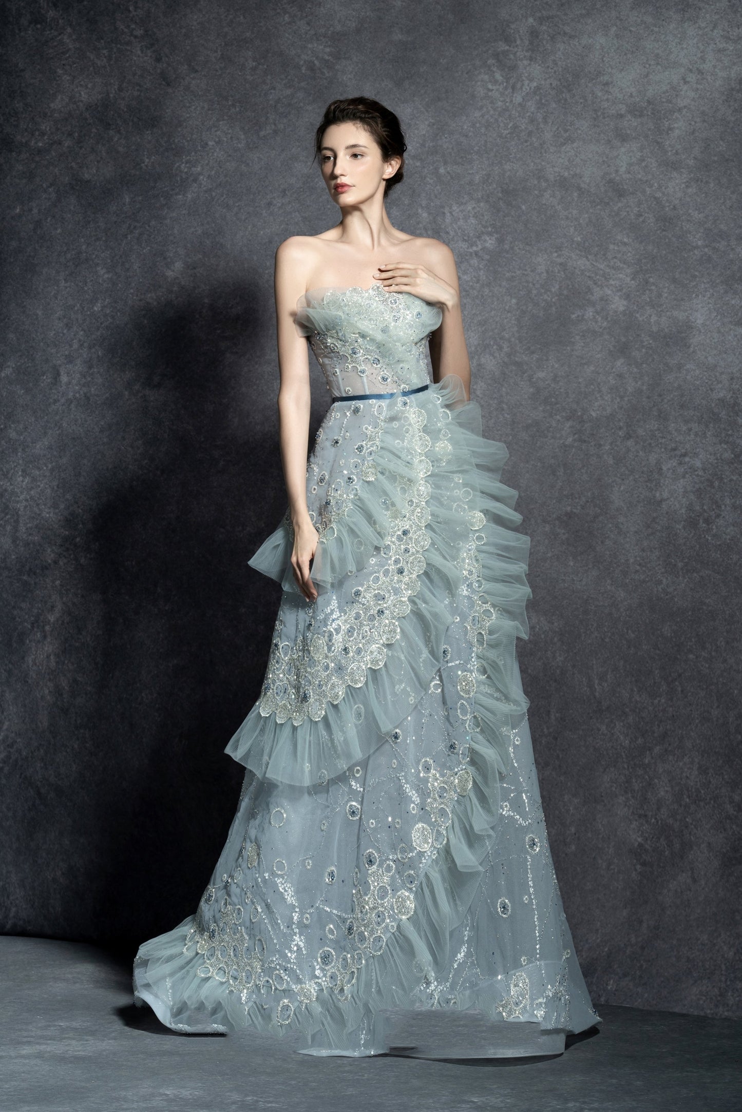 Elaine Strapless Gown