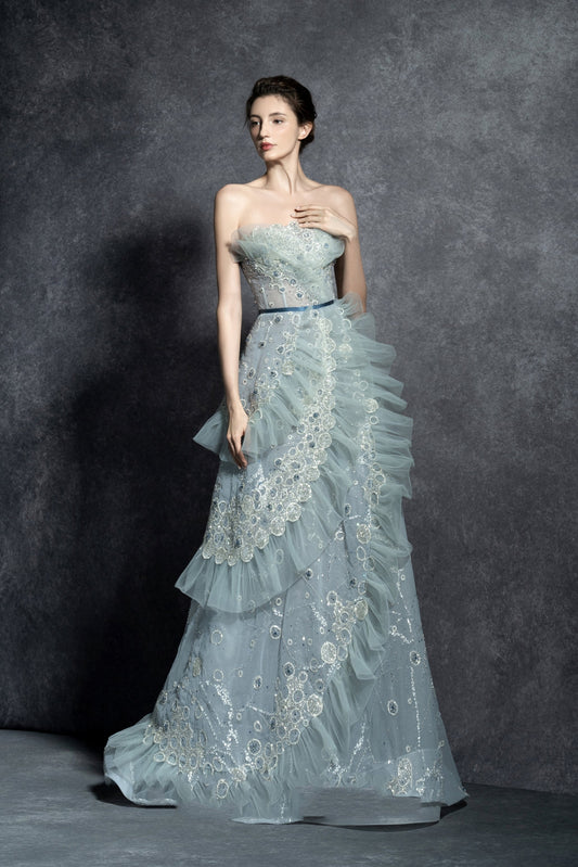 Elaine Strapless Gown