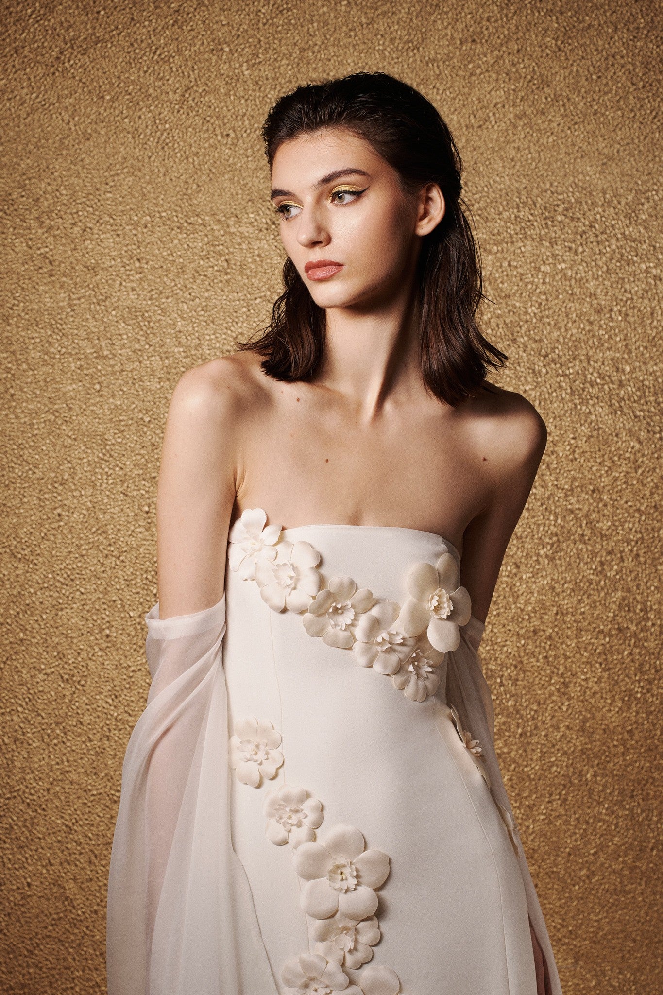 Camellia Column Gown