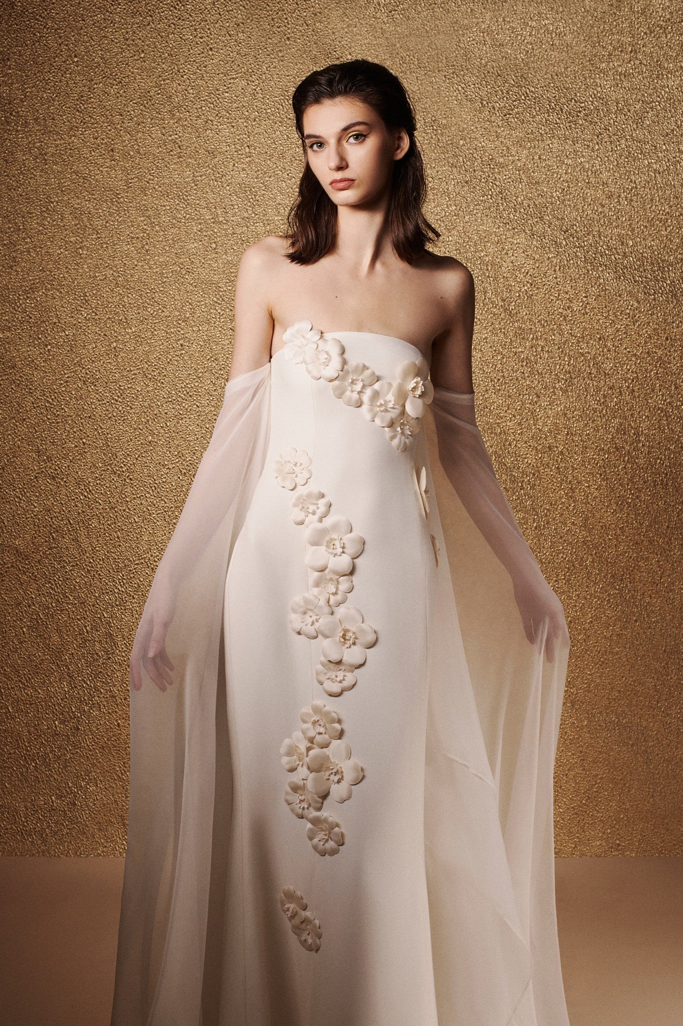 Camellia Column Gown