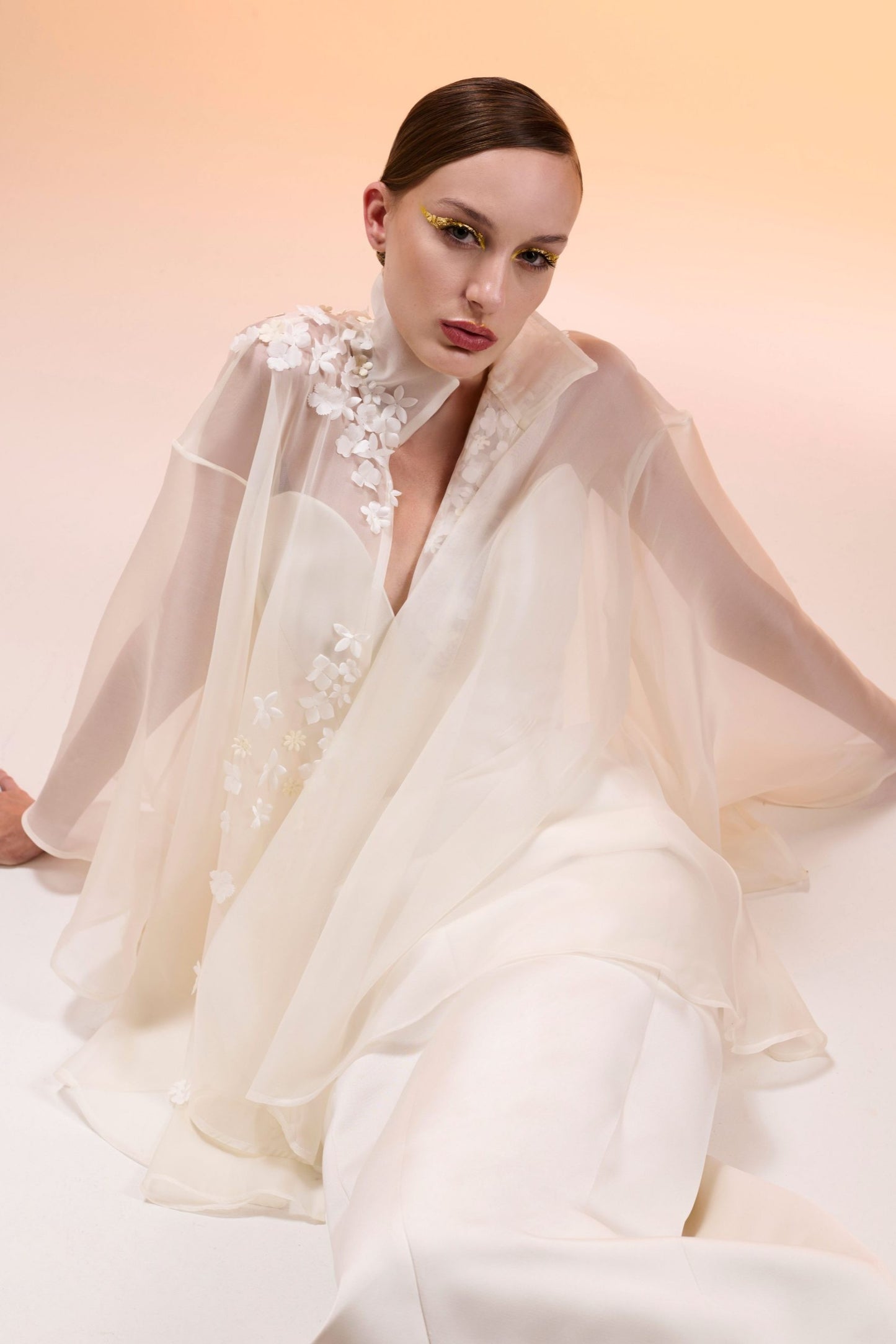 Aphrodyte Gown with Cape