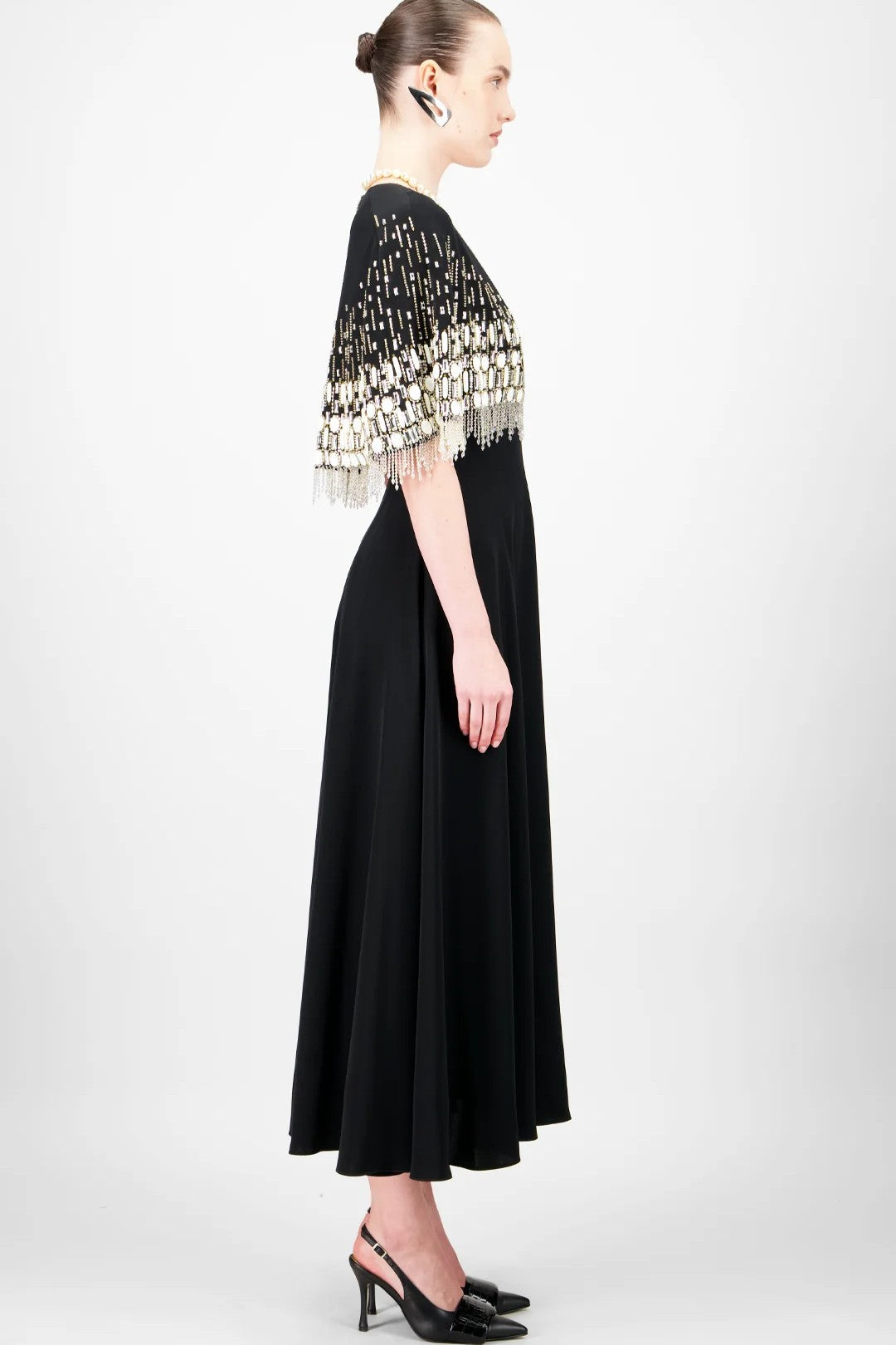 Beaded Midi Dress
