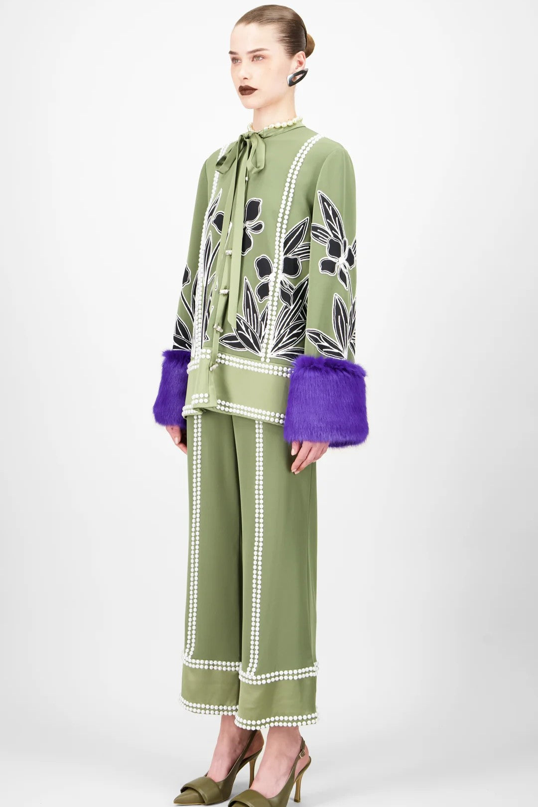 Beaded Pearl Pants