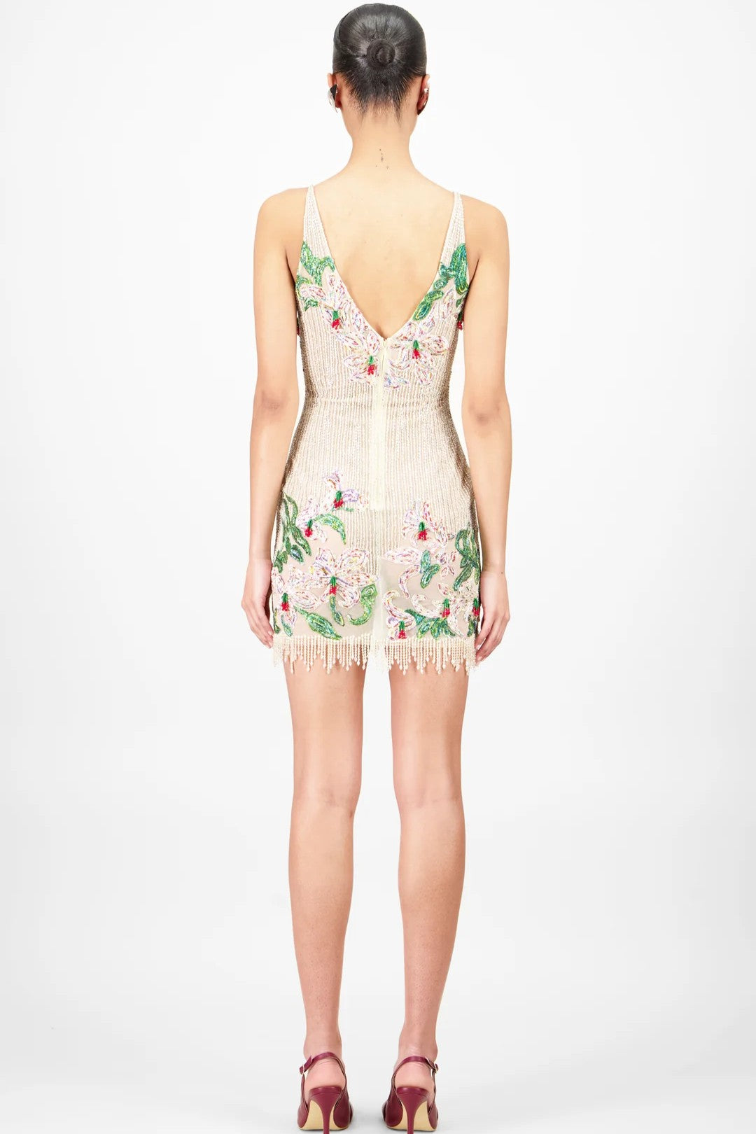 Beaded Short Dress