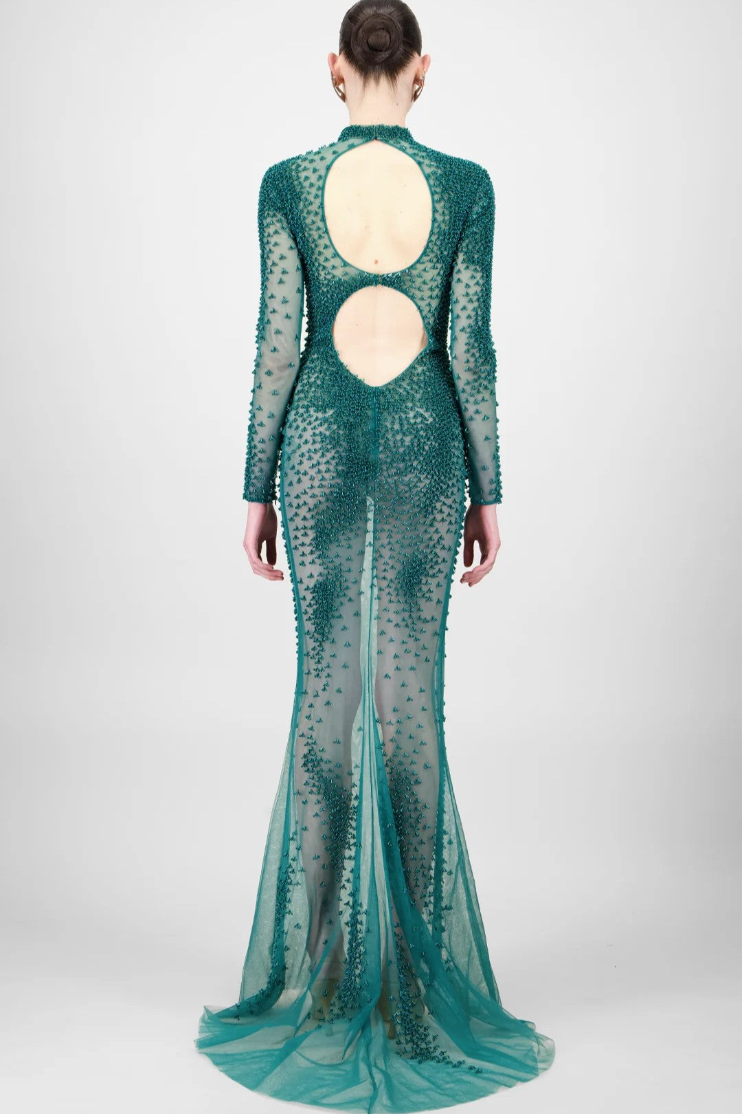 Beaded Long Dress