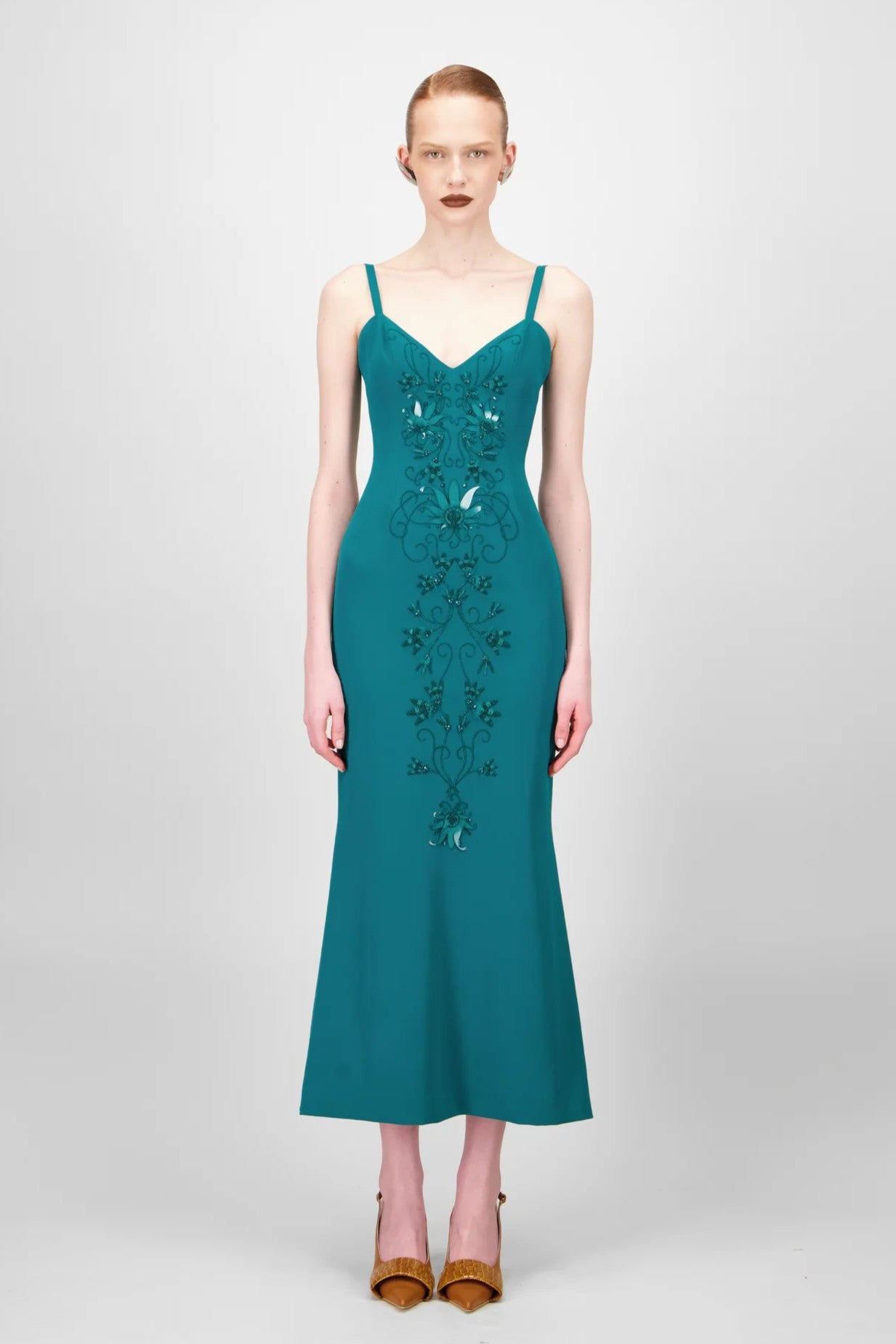Fitted Midi Dress