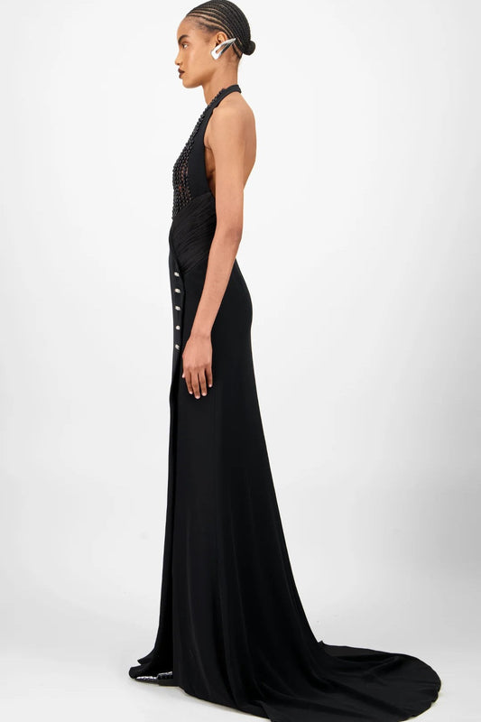 Beaded Long Dress