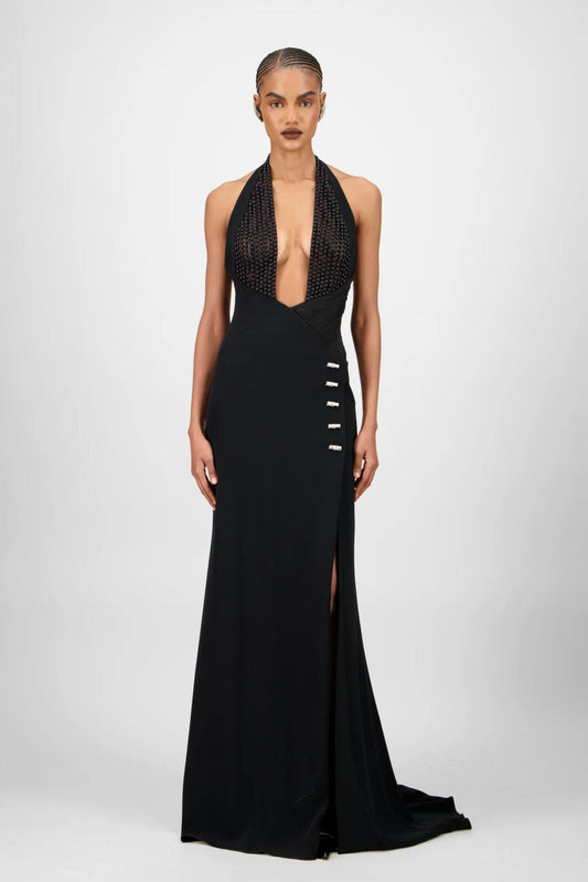 Beaded Long Dress