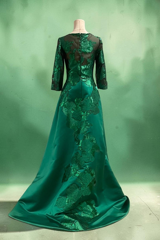 Floral Applique Gown