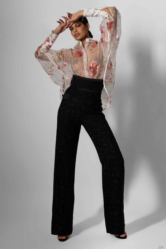 Pantalones bordados
