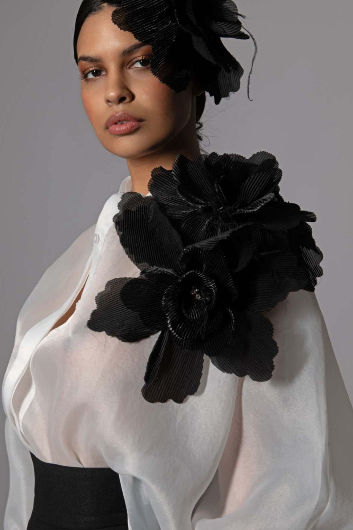 Floral Applique Shirt