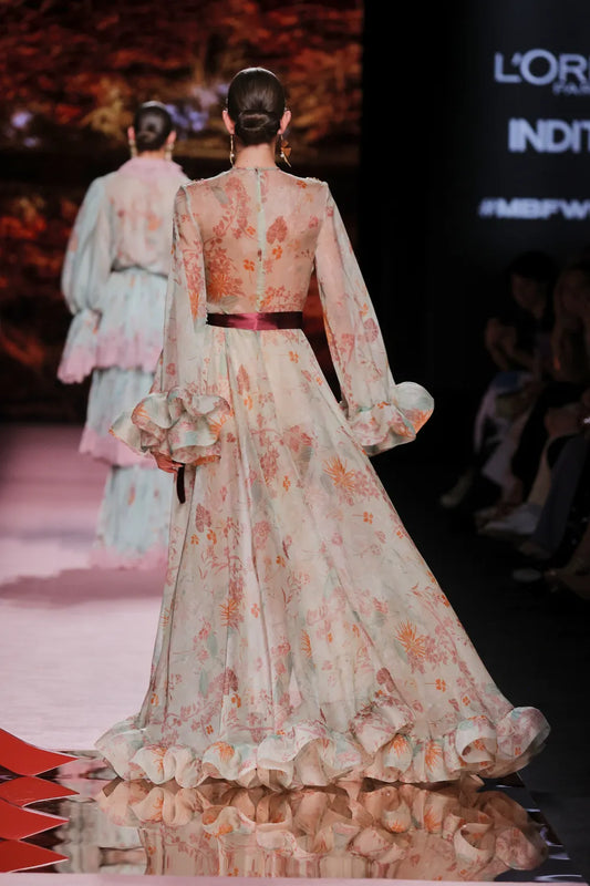 Long Sleeve Fuset Gown