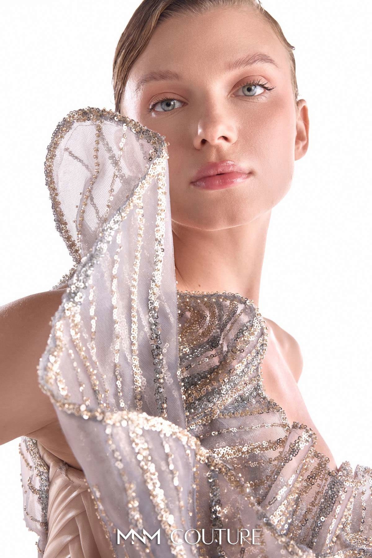 Moonlace 3D Embroidered Reverie Gown