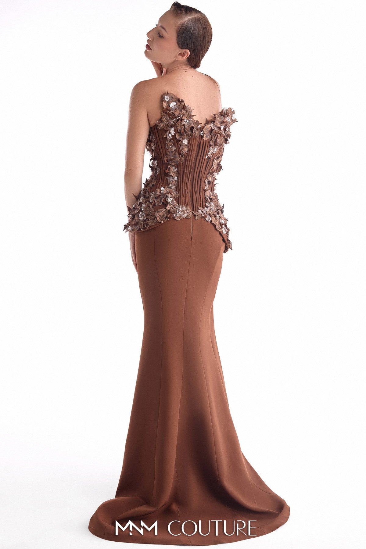 Dangerous Elegance 3D Floral Corset Gown