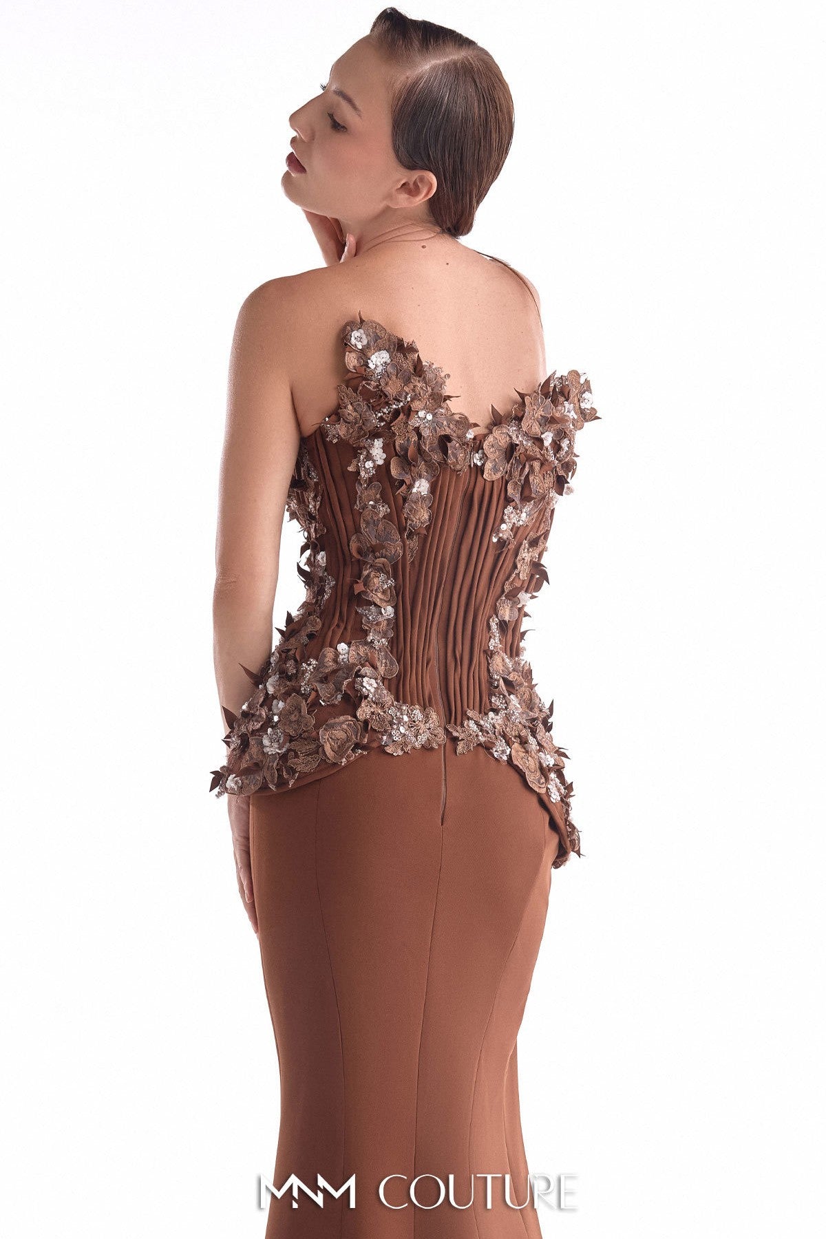 Dangerous Elegance 3D Floral Corset Gown