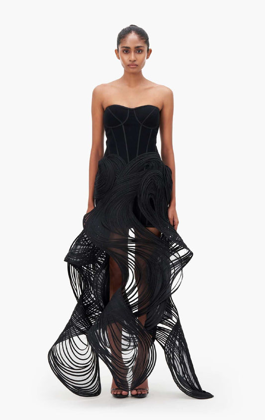 Sculpted Wave Dress