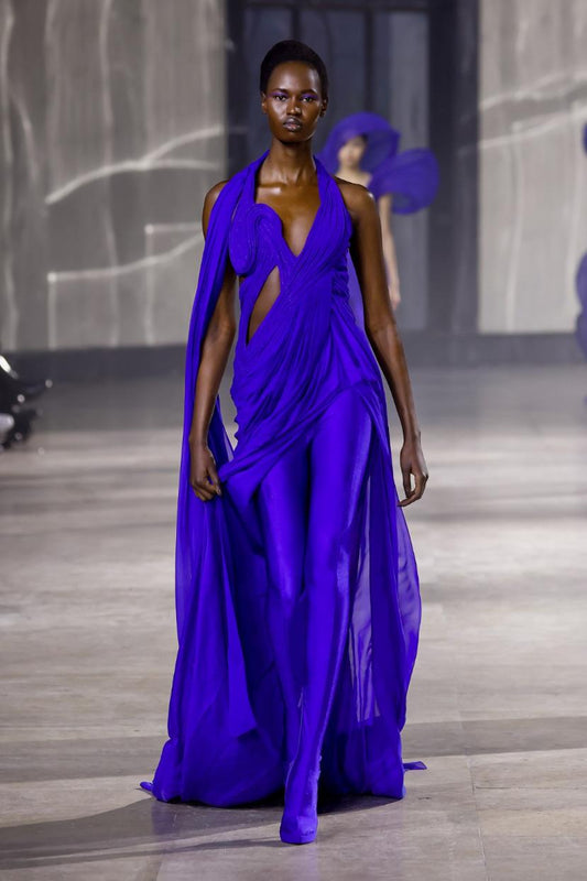 Electric Saree Gown