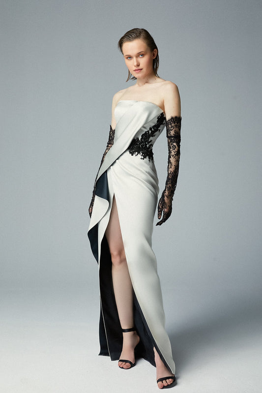 Lace Applique Gown